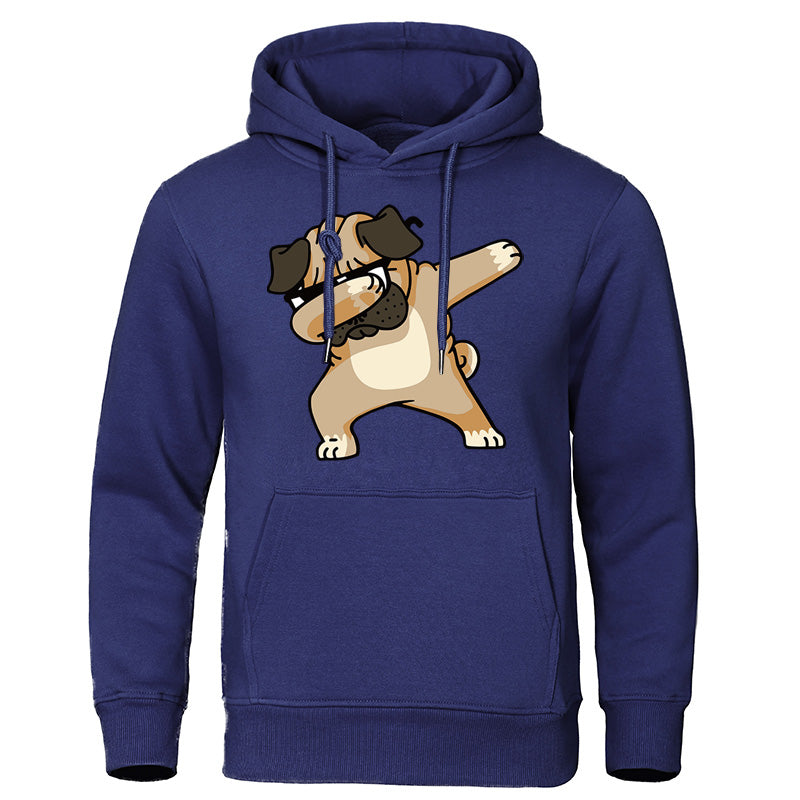 Hoodie mit Hundedab-Print